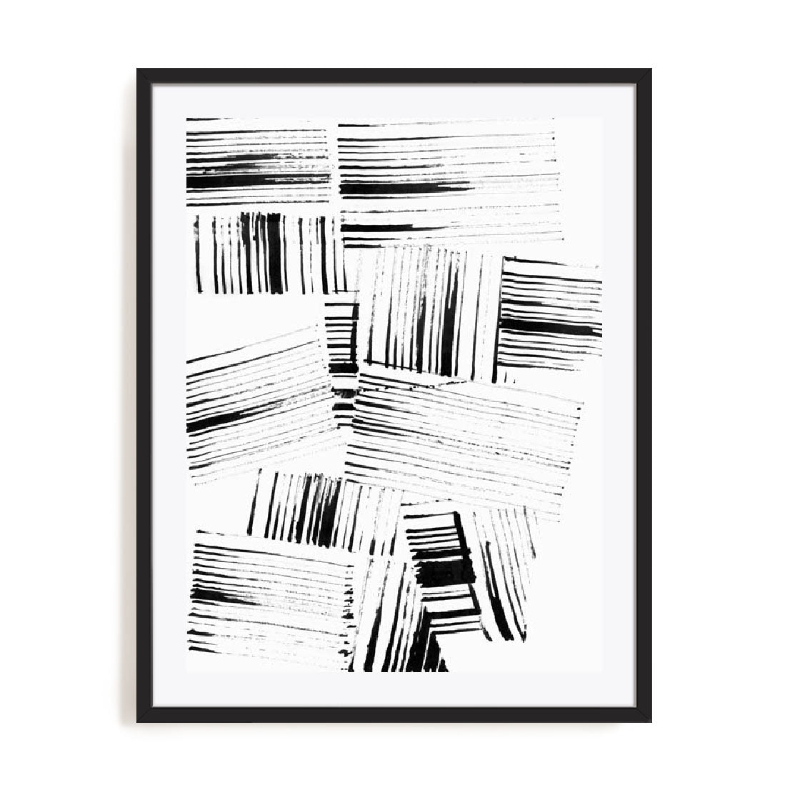 Black Strokes II Wall Art