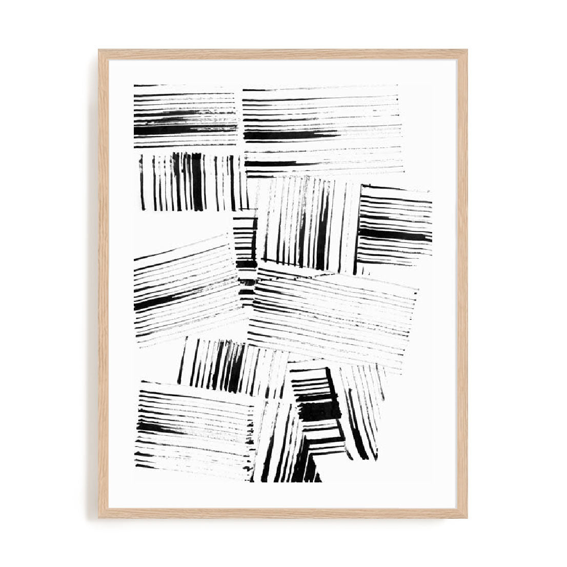 Black Strokes II Wall Art