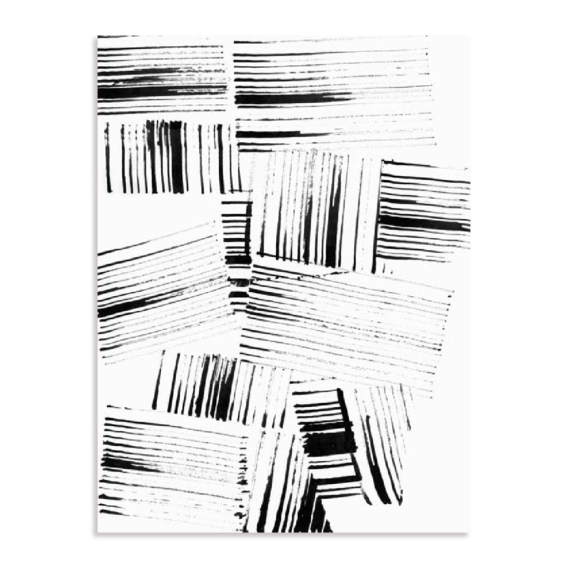 Black Strokes II Wall Art