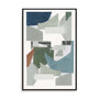 Blue Green Abstract Jugs I Wall Art