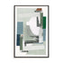 Blue Green Abstract Jugs II Wall Art