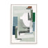 Blue Green Abstract Jugs II Wall Art