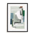 Blue Green Abstract Jugs II Wall Art