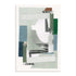 Blue Green Abstract Jugs II Wall Art