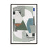 Blue Green Abstract Jugs III Wall Art