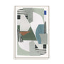Blue Green Abstract Jugs III Wall Art