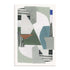 Blue Green Abstract Jugs III Wall Art