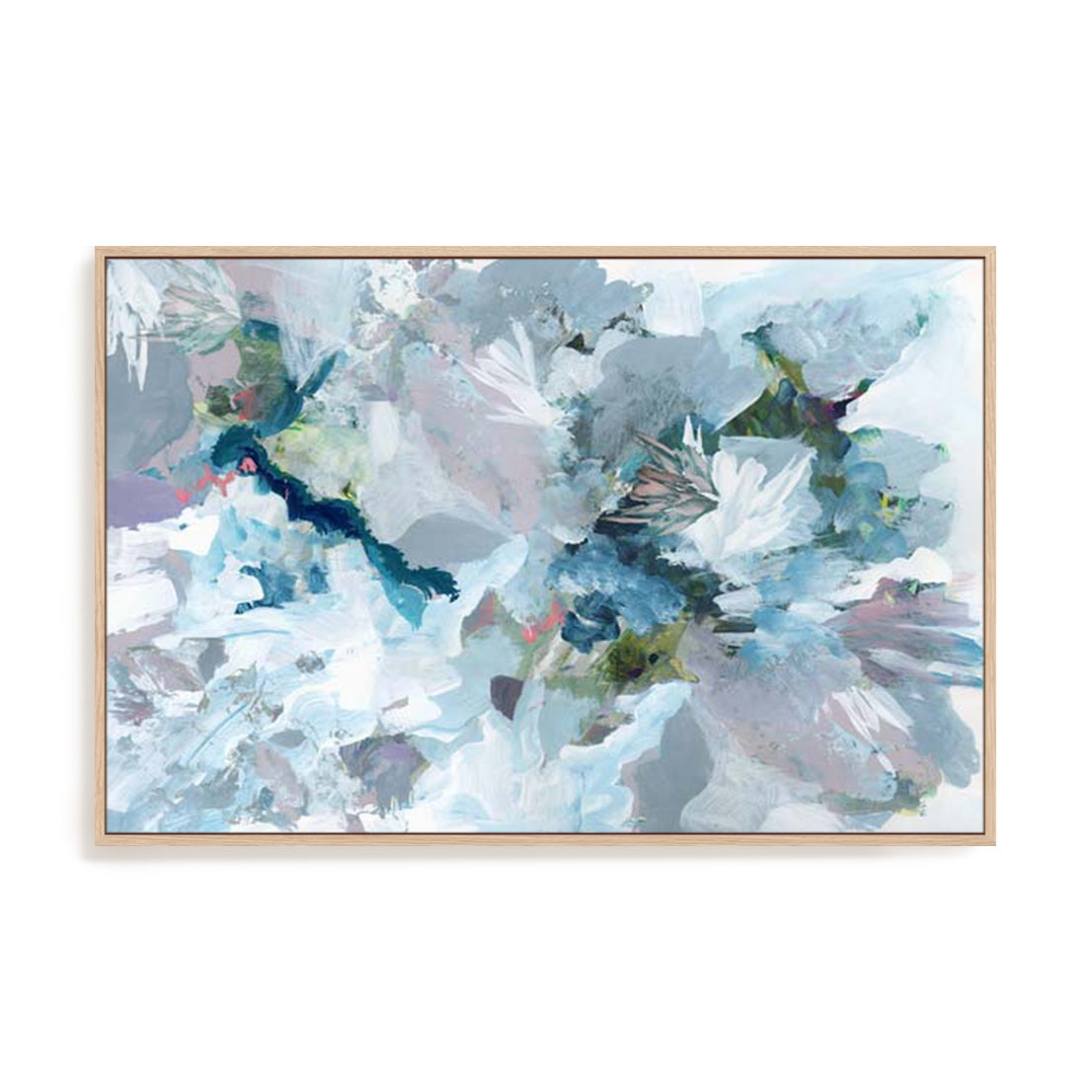 Big Blue Florals I Wall Art