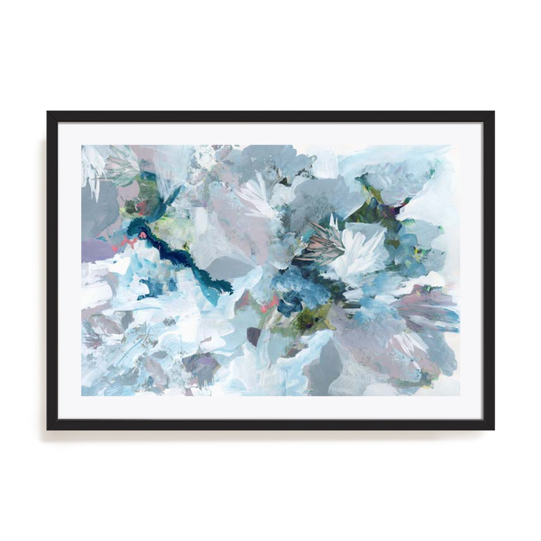 Big Blue Florals I Wall Art