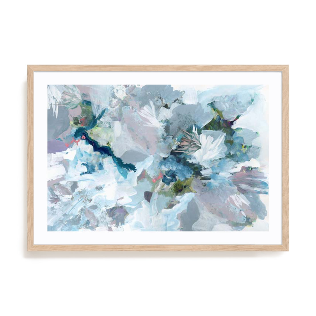 Big Blue Florals I Wall Art