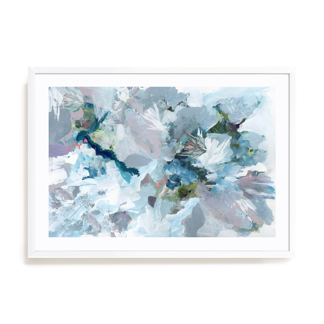 Big Blue Florals I Wall Art