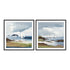 Gentle Waves I and II Wall Art