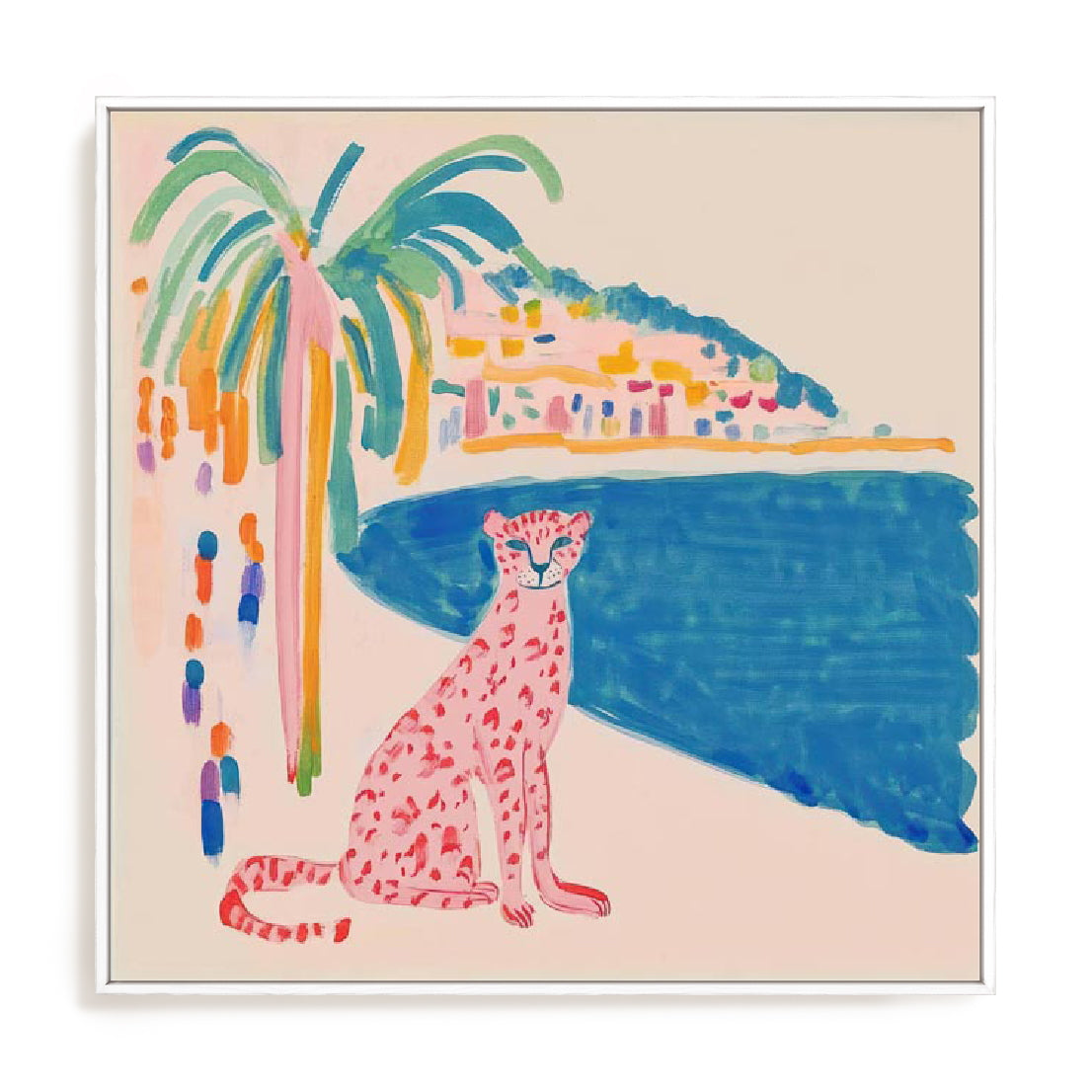 Pink Shadows Wall Art