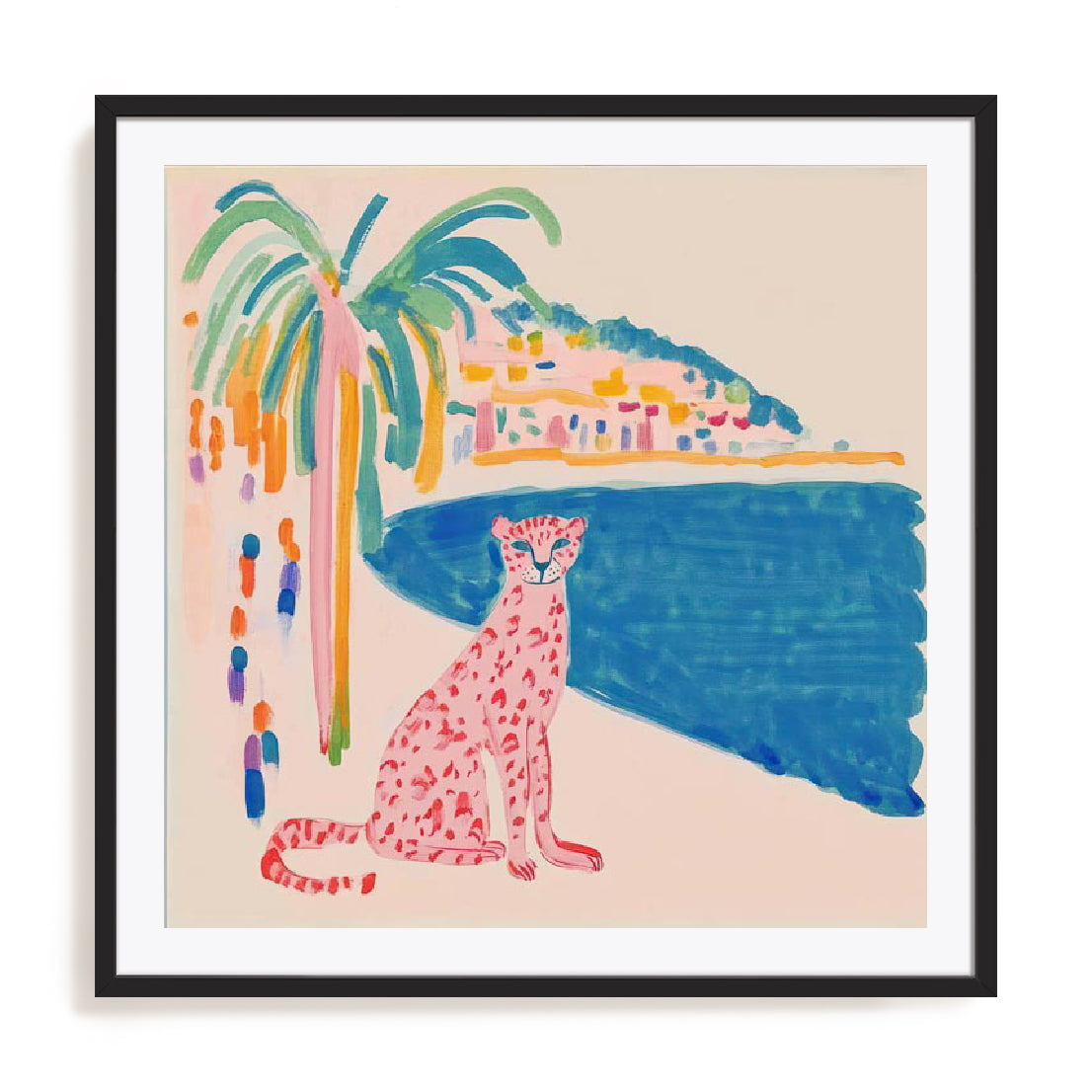 Pink Shadows Wall Art