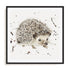 Hedgie Wall Art #oran_black-white-border