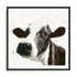 Elsie With Coloured Splats Wall Art #oran_black-white-border