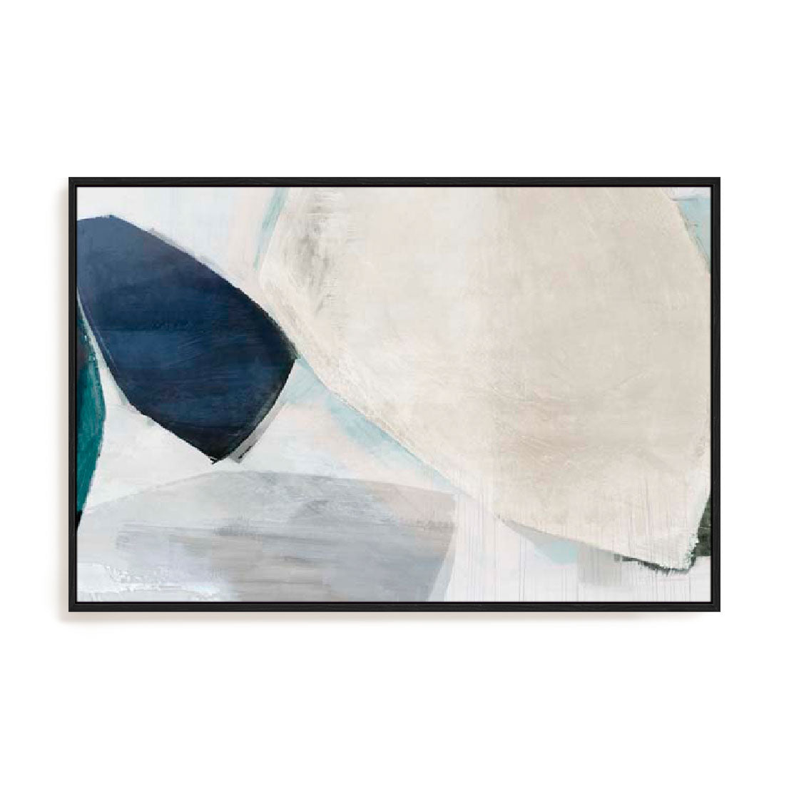 Shapes of Blue Blobs II Wall Art