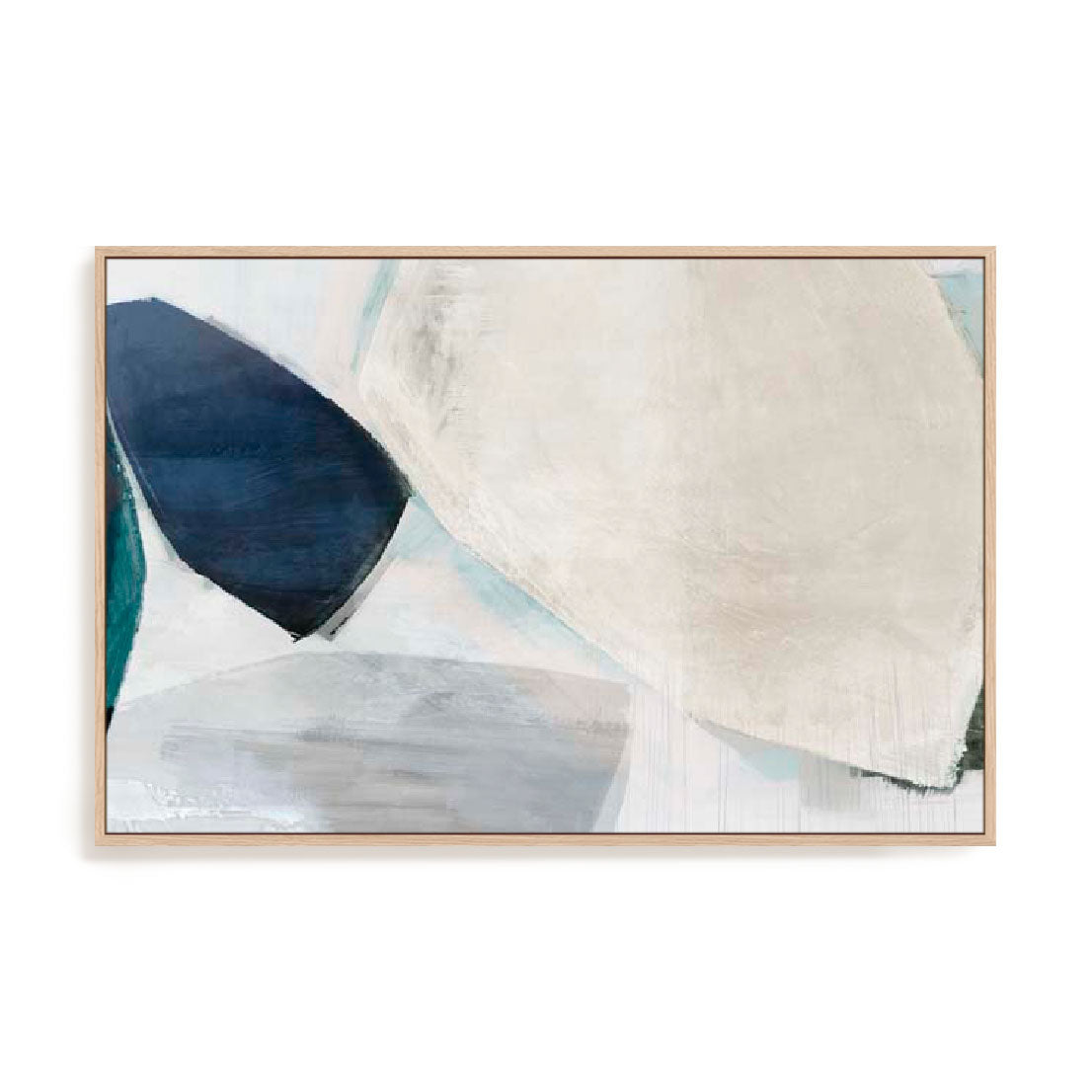 Shapes of Blue Blobs II Wall Art
