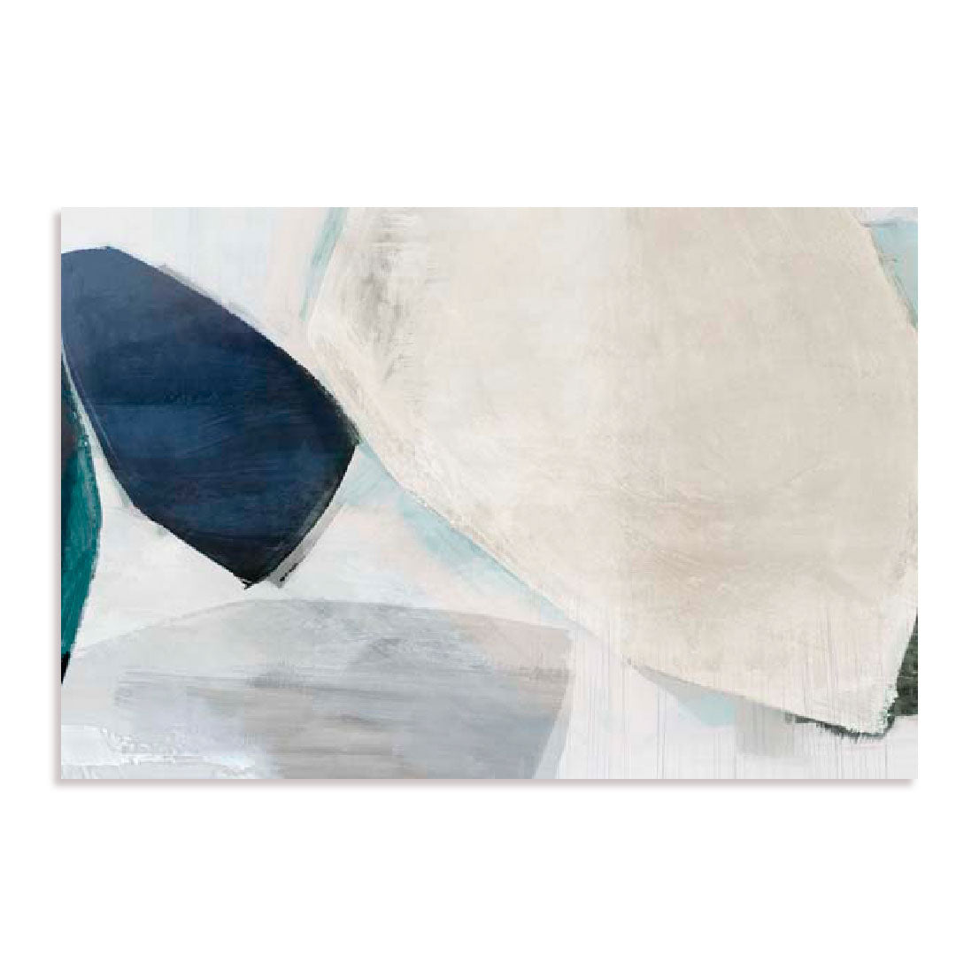 Shapes of Blue Blobs II Wall Art
