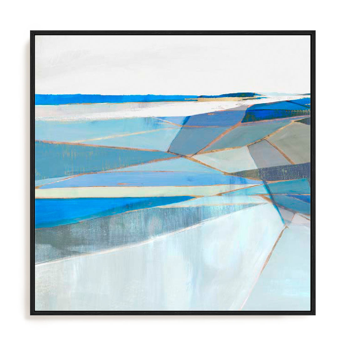 Blue Geo II Wall Art