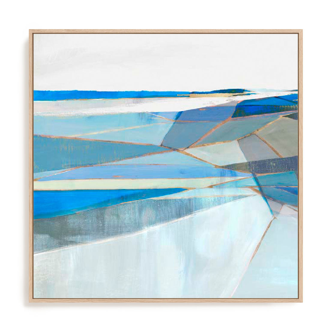 Blue Geo II Wall Art