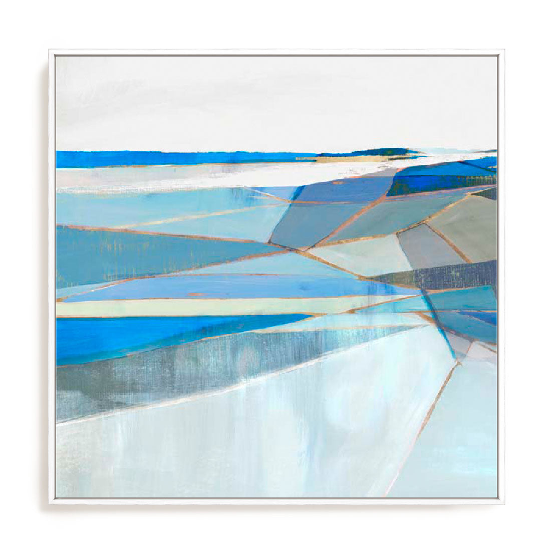 Blue Geo II Wall Art