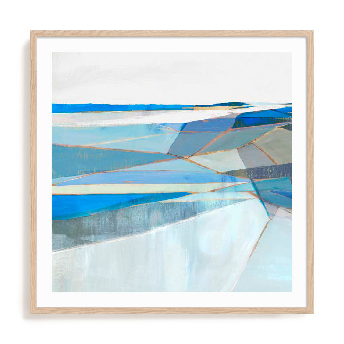 Blue Geo II Wall Art