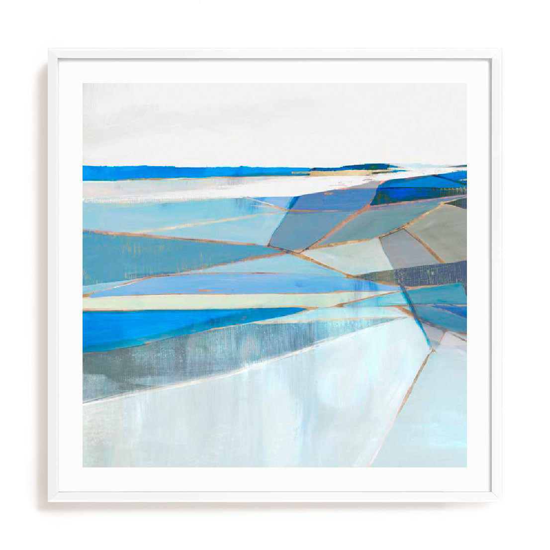 Blue Geo II Wall Art