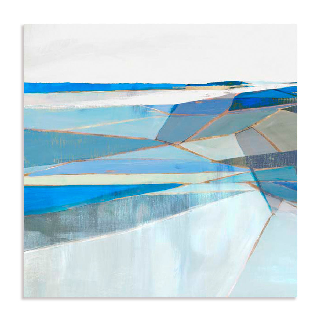 Blue Geo II Wall Art