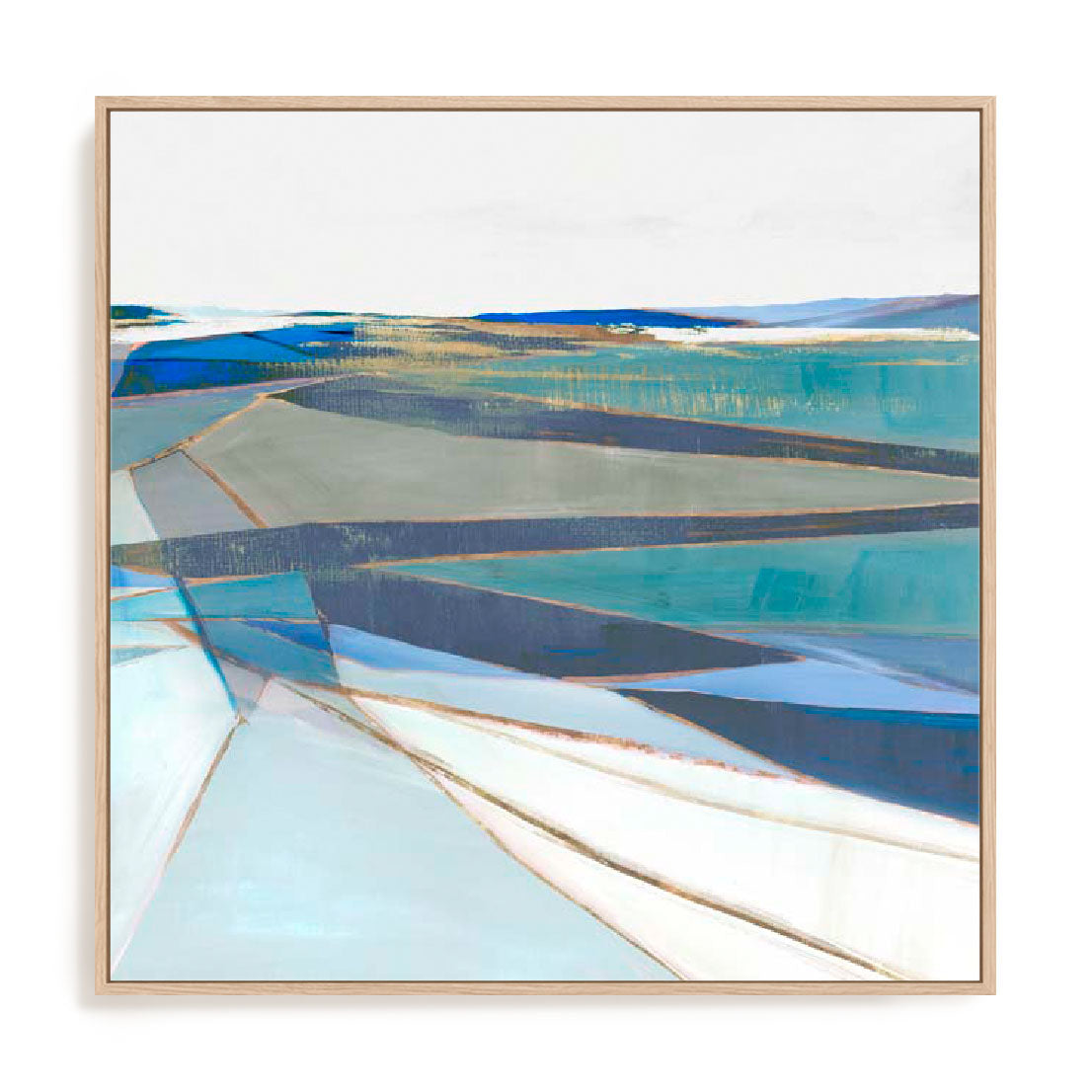 Blue Geo III Wall Art