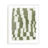 Wall Art Print Poster In White Frame - Distorted Grid I Abstract Art