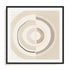 Abstract Sunrise II Wall Art #oran_black-white-border