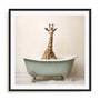 Bathroom Giraffe Joy Wall Art