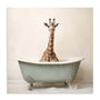 Bathroom Giraffe Joy Wall Art