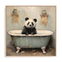 Bathroom Panda Joy Wall Art