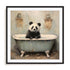 Bathroom Panda Joy Wall Art