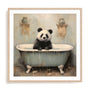 Bathroom Panda Joy Wall Art