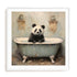 Bathroom Panda Joy Wall Art