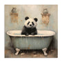 Bathroom Panda Joy Wall Art