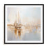 Gold Boats I Wall Art #oran_black-white-border