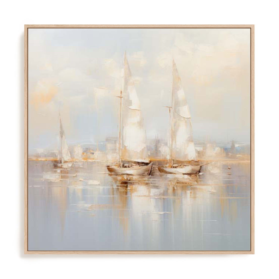 Gold Boats II Wall Art