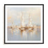 Gold Boats II Wall Art #oran_black-white-border