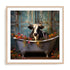 Bathroom Jungle Joy Cow Wall Art