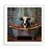 Bathroom Jungle Joy Cow Wall Art