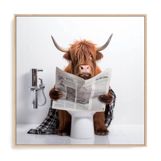 Artful Highland Bath Wall Art