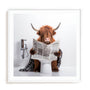Artful Highland Bath Wall Art