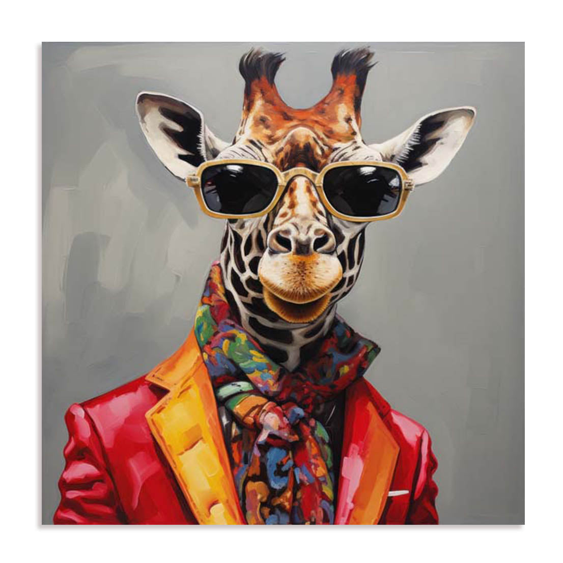 Giraffe Glam Wall Art