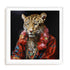 Tiger Glam Wall Art #oran_white-white-border