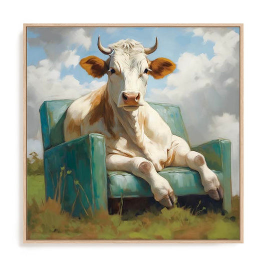 Couch Cow Comfort I Wall Art