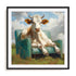 Couch Cow Comfort I Wall Art #oran_black-white-border